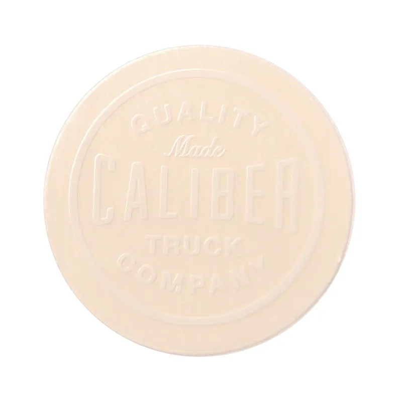 Caliber 'White Circle' Sticker