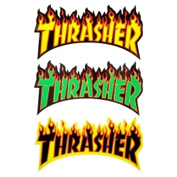 Thrasher Flame Sticker Large