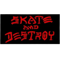 Thrasher Skate and Destroy Sticker Medium