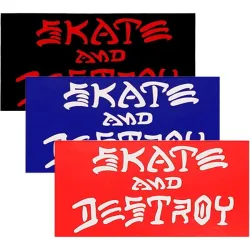 Thrasher Skate and Destroy Sticker Medium