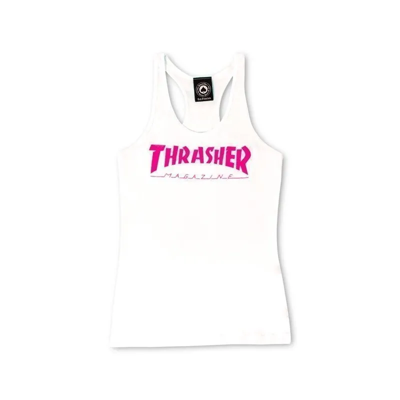 Thrasher Magazine Logo Racerback Tank Top
