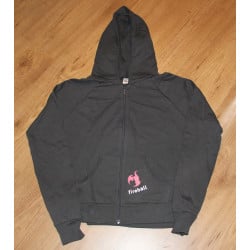 Fireball Girls Hoodie - Grey Pink