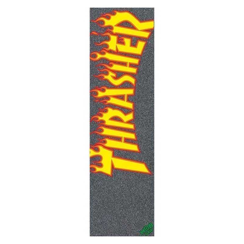 Mob Skateboard Griptape Thrasher Flame Sheet 9"x33" Mob Skateboard Griptape Thrasher Flame Sheet 9"x33"