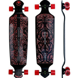 Kahuna 43" Drop Deck Black/Red - Complete