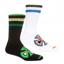 Independent Colored Stripe Crew Socks