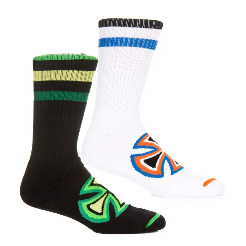 Independent Colored Stripe Crew Socks