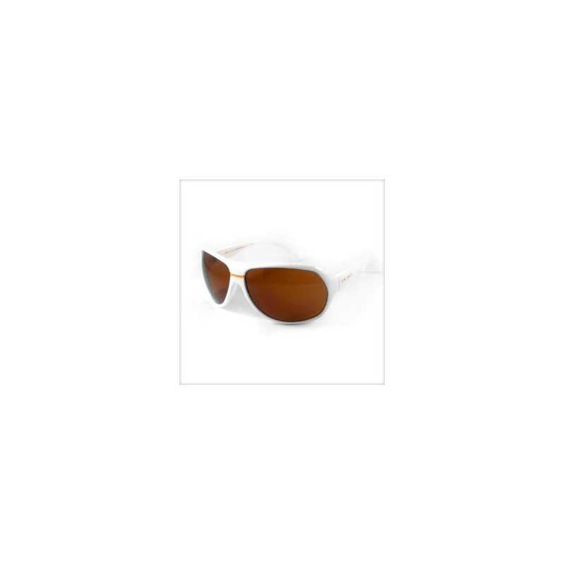 Caliber Neutz White & Gold Sun Glasses