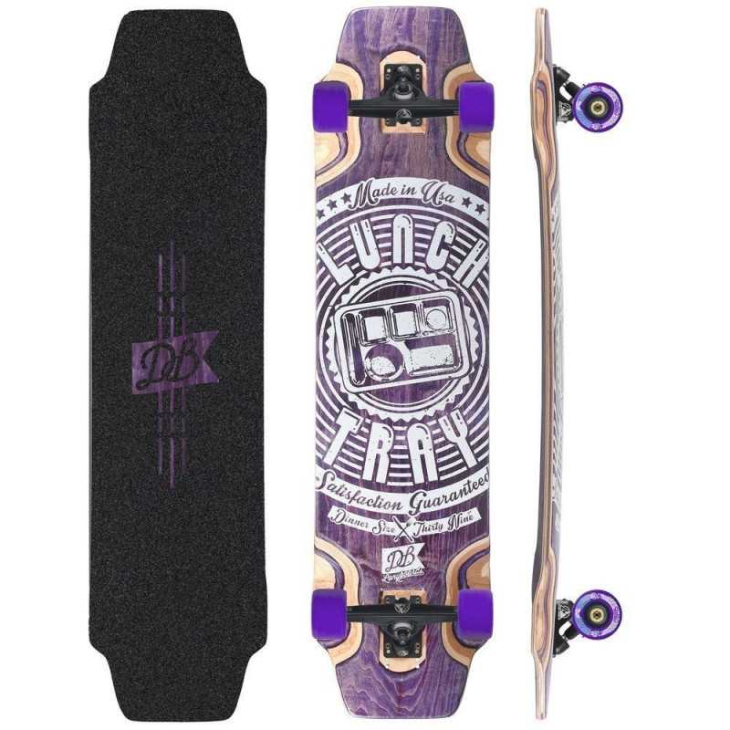 DB Longboards Lunch Tray 39 Purple - Longboard Complete DB Longboards Lunch Tray 39 Purple - Longboard Complete