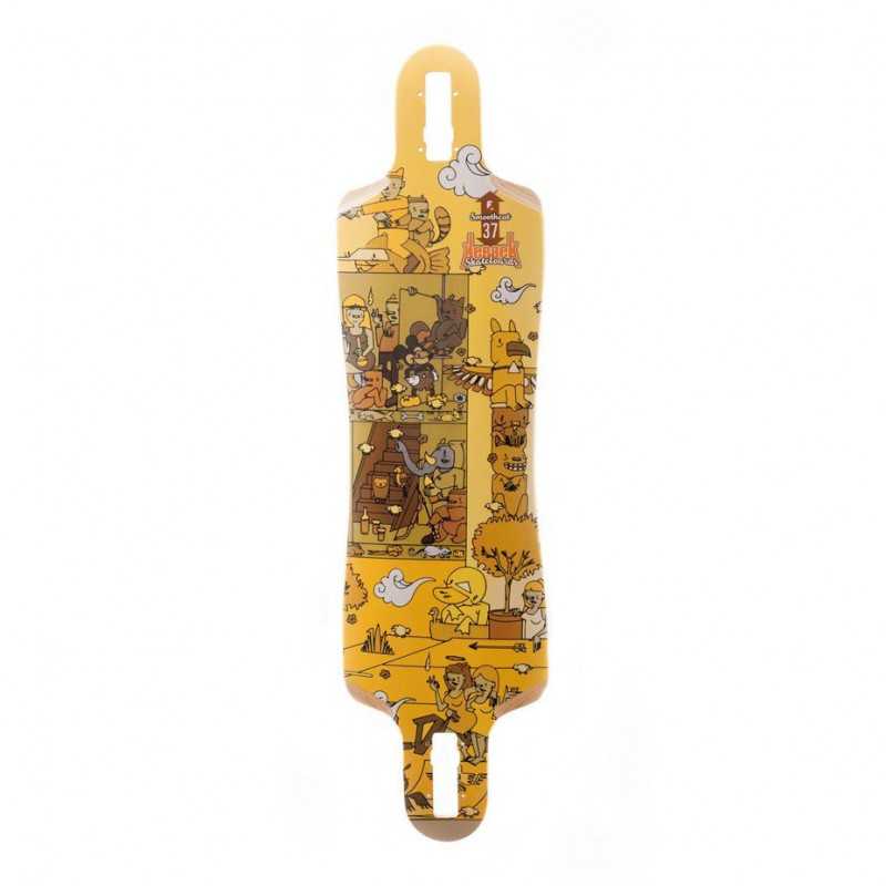 Kebbek Smoothcut 37 Skatehouse - Longboard Deck Kebbek Smoothcut 37 Skatehouse - Longboard Deck