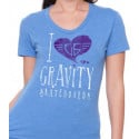 Gravity 'I Heart Gravity' T-Shirt- Light Blue