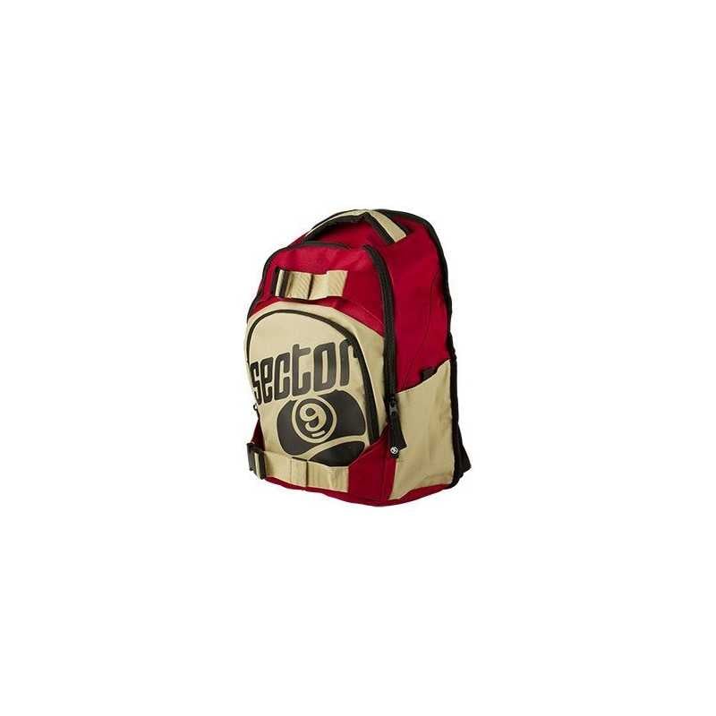 Sector 9 Pursuit Red/Gold Back Pack Sector 9 Pursuit Red/Gold Back Pack