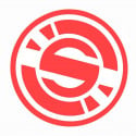 Original O Logo Sticker Red