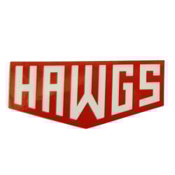 Hawgs Old Skool Logo Sticker