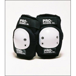 Pro Designed - Half Cap "Q" Kniebeschermers (1" Padding) - Zwart Denim