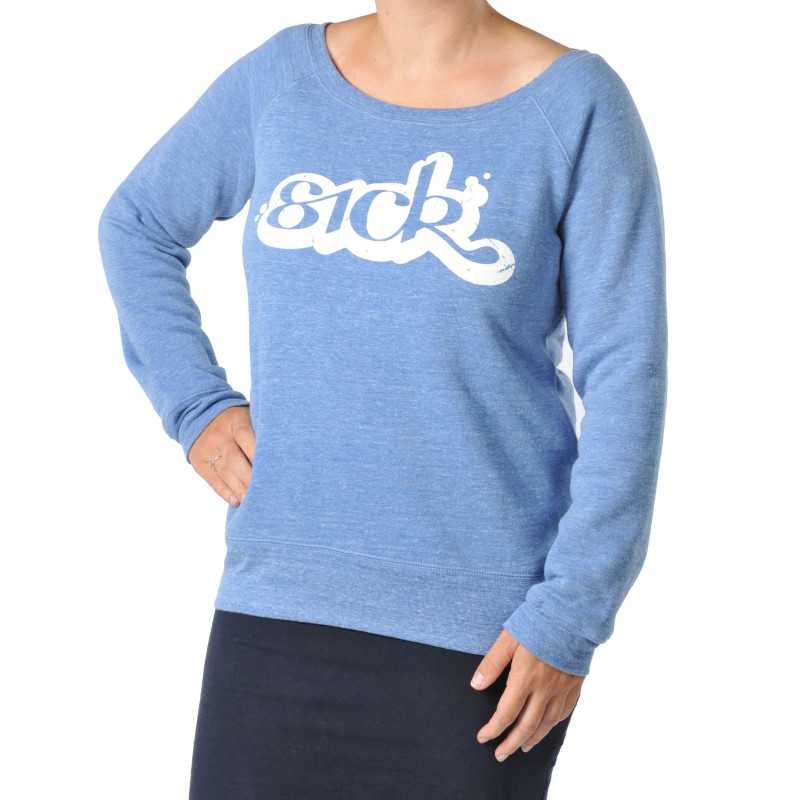 Sick Crewneck Sweater Girls Light Blue