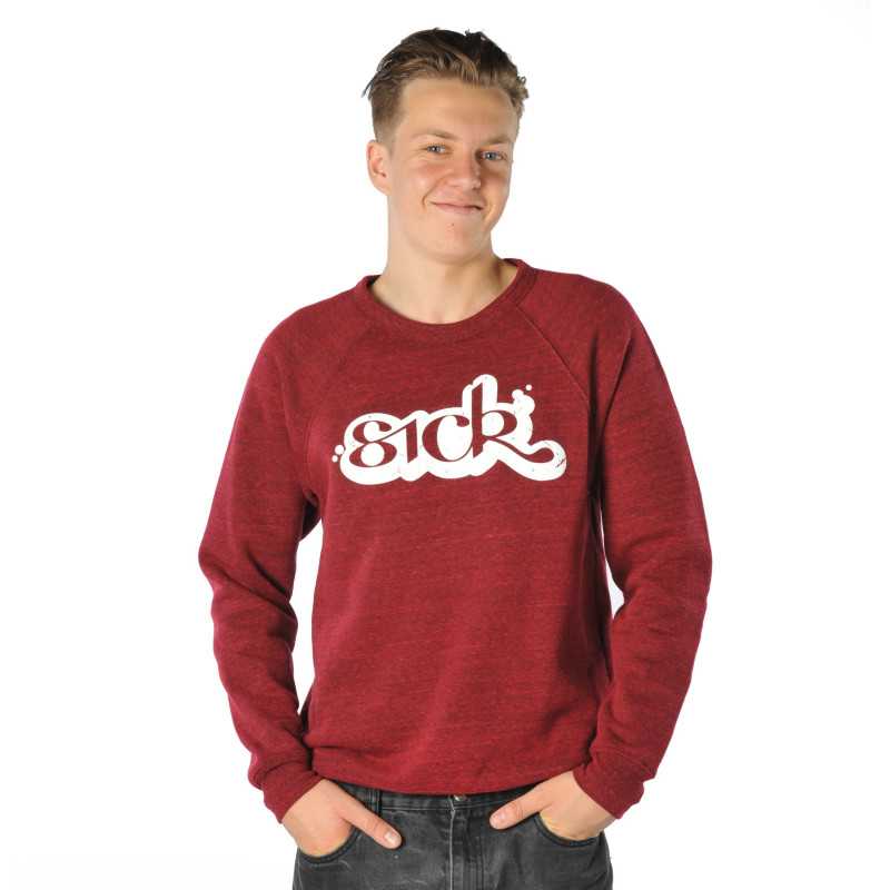 Sick Crewneck Sweater Red