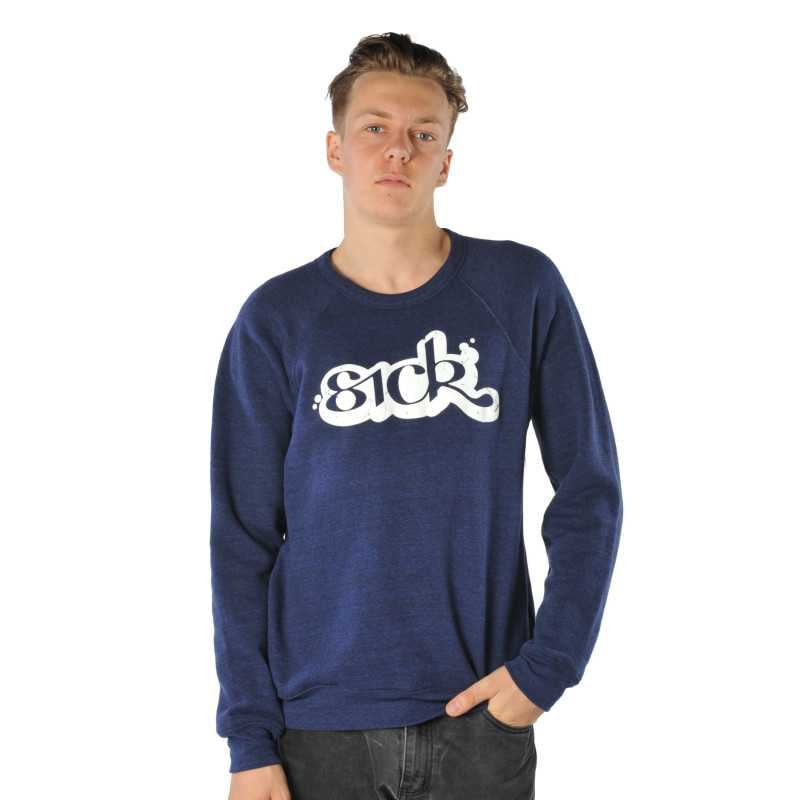 Sick Crewneck Sweater Navy Sick Crewneck Sweater Navy