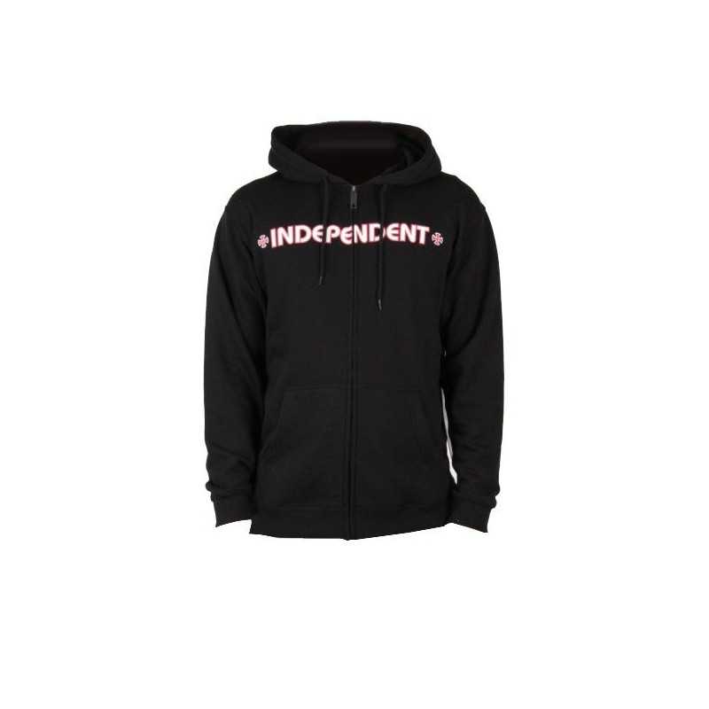 Independent Bar Cross Zip Hoodie Kids Independent Bar Cross Zip Hoodie Kids