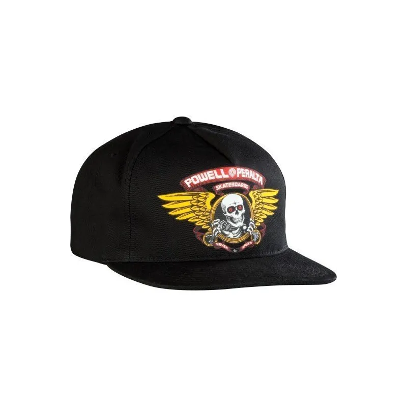 Powell-Peralta Winged Ripper Cap Black