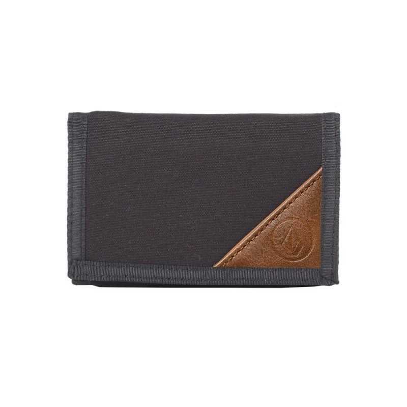 Volcom Circle Stone Wallet Black Volcom Circle Stone Wallet Black