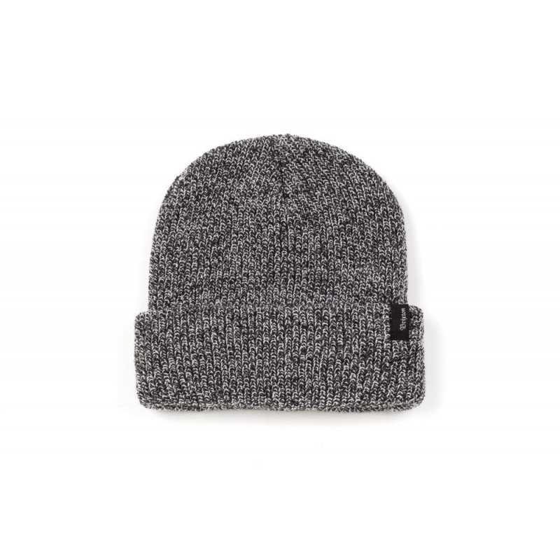 Brixton Heist Beanie Black/Heather Grey Brixton Heist Beanie Black/Heather Grey