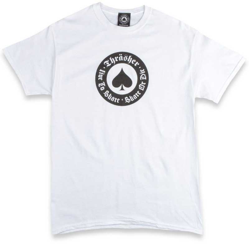 Thrasher Oath T-Shirt White Thrasher Oath T-Shirt White