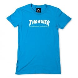 Thrasher Magazine Logo Girls Women's T-shirt Teal