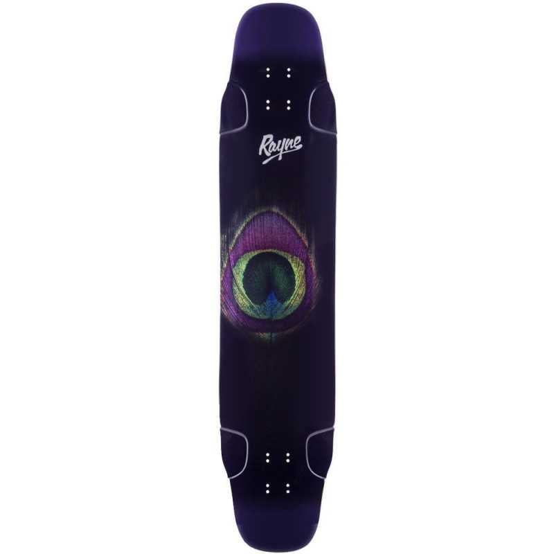 Rayne Whip 44" Peacock Graphic - Longboard Deck Rayne Whip 44" Peacock Graphic - Longboard Deck