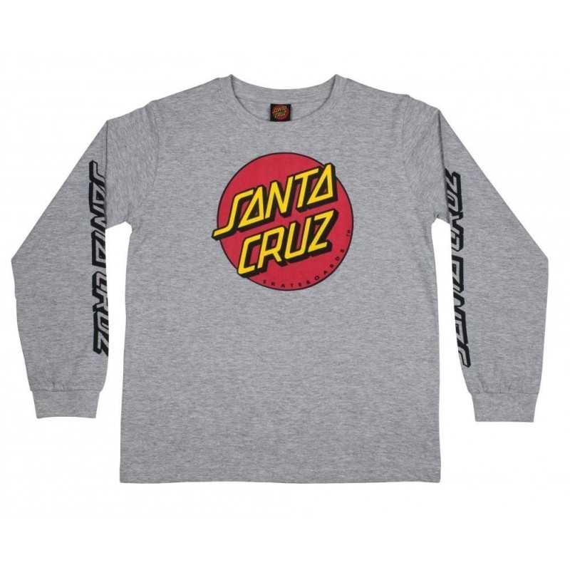 Santa Cruz Kids Longsleeve Classic Dot Dark Heather Santa Cruz Kids Longsleeve Classic Dot Dark Heather
