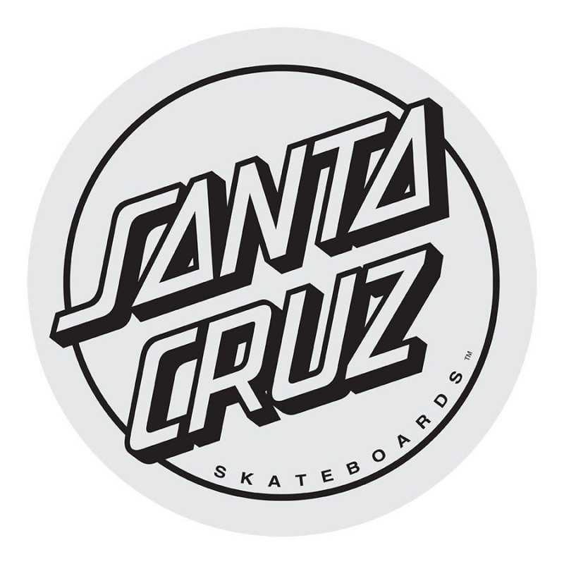 Santa Cruz Opus Decal Sticker White