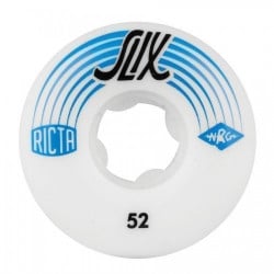 Ricta Slix White 52mm Skateboard Wheels