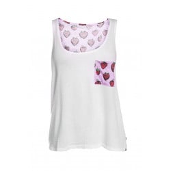 Vans Strawberried Pock White Top