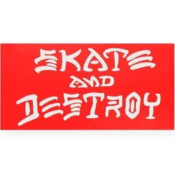 Thrasher Skate and Destroy Sticker Large
