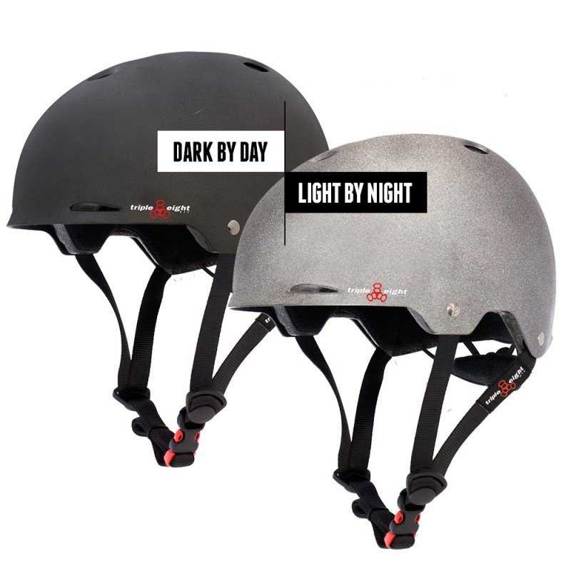 Triple Eight Gotham Helmet with EPS Liner Dark/Light Triple Eight Gotham Helmet with EPS Liner Dark/Light