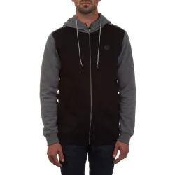 Volcom Single Stone CLRBLK Ziphoodie Black