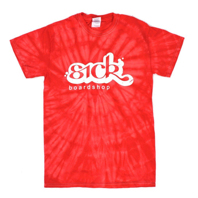 Sick Spider Tie Dye Red T-Shirt