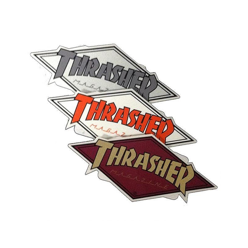 Thrasher Diamond Sticker Medium