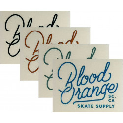 Blood Orange 'Writing' Sticker