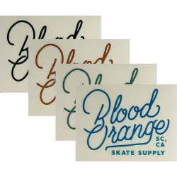 Blood Orange 'Writing' Sticker
