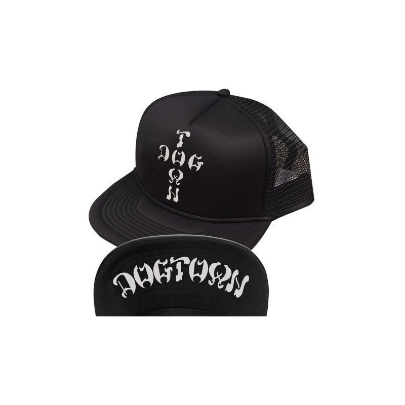 Dogtown Cross Letters Flip Mesh Hat