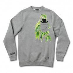 Grizzly Life Pocket Crewneck Black