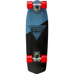 Madrid Party 24" Blue Metallic Logo - Complete