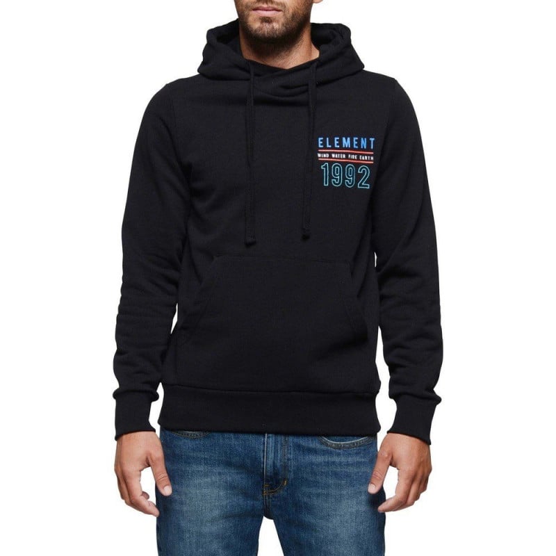 Element Hilton Hoodie Fashion Fleece Flint Black