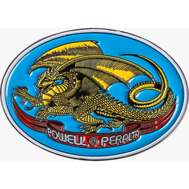 Powell Peralta Lapel Oval Dragon Pin Powell Peralta Lapel Oval Dragon Pin