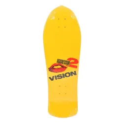 Vision Aggressor 2 Yellow - Old School Skateboard Deck