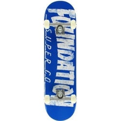 Foundation Thrasher Blue 8.0" Skateboard Complete