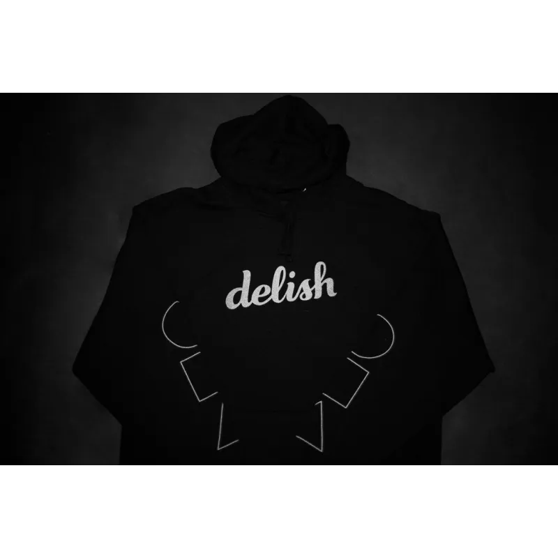 Delish 3M Reflective OG Script Hoodie