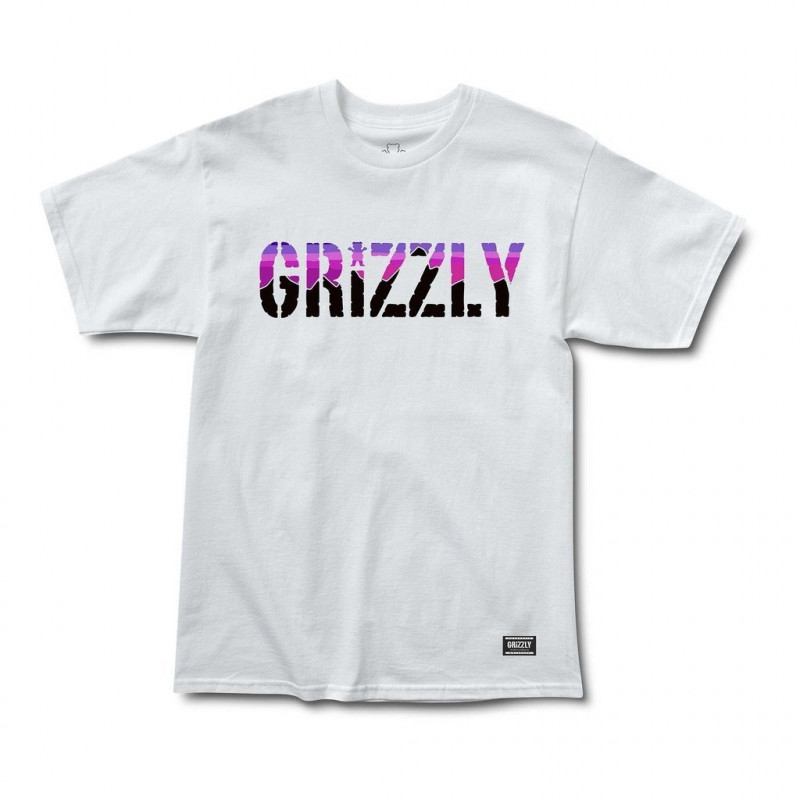Grizzly Stamp Dawn White
