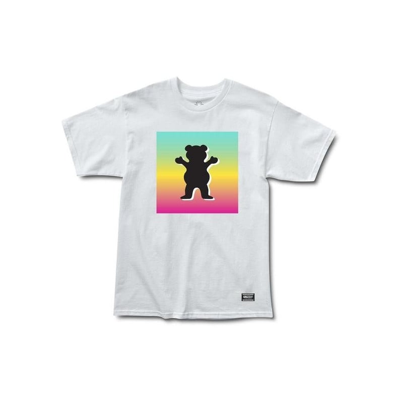 Grizzly Poster OG Bear T-Shirt White