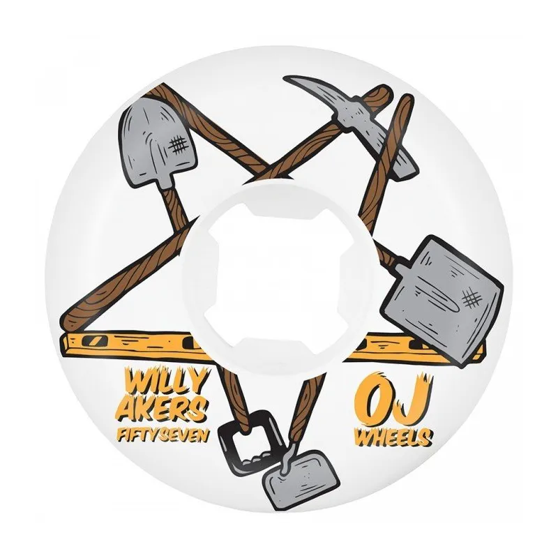 OJ Skateboard Ruote Akers DIY EZ Edge 57mm Skateboard Ruote
